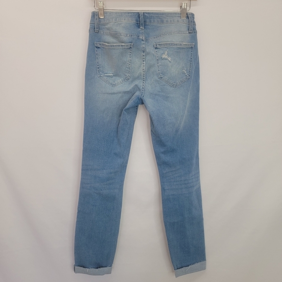 WOMEN'S LC Lauren Conrad Feel Good Cuffed Midrise Skinny Ankle Jeans - Picture 13 of 16